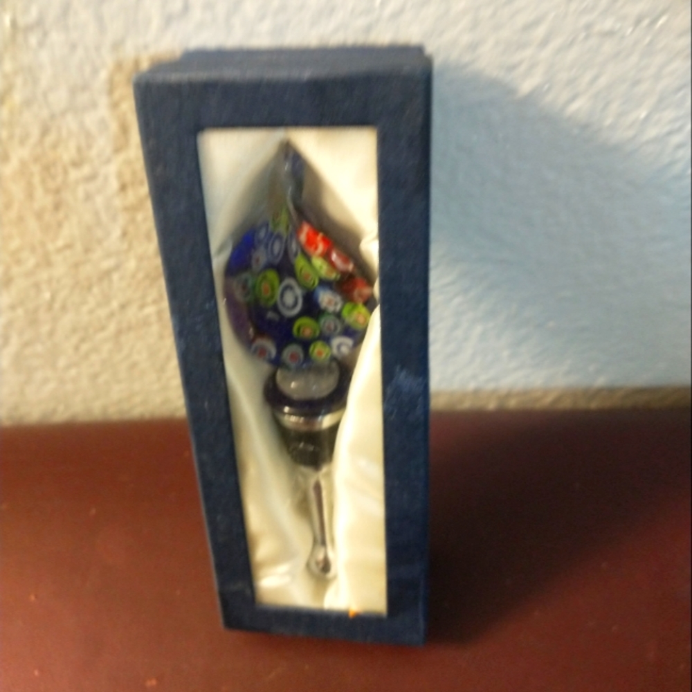 Hand Blown Wine Stopper